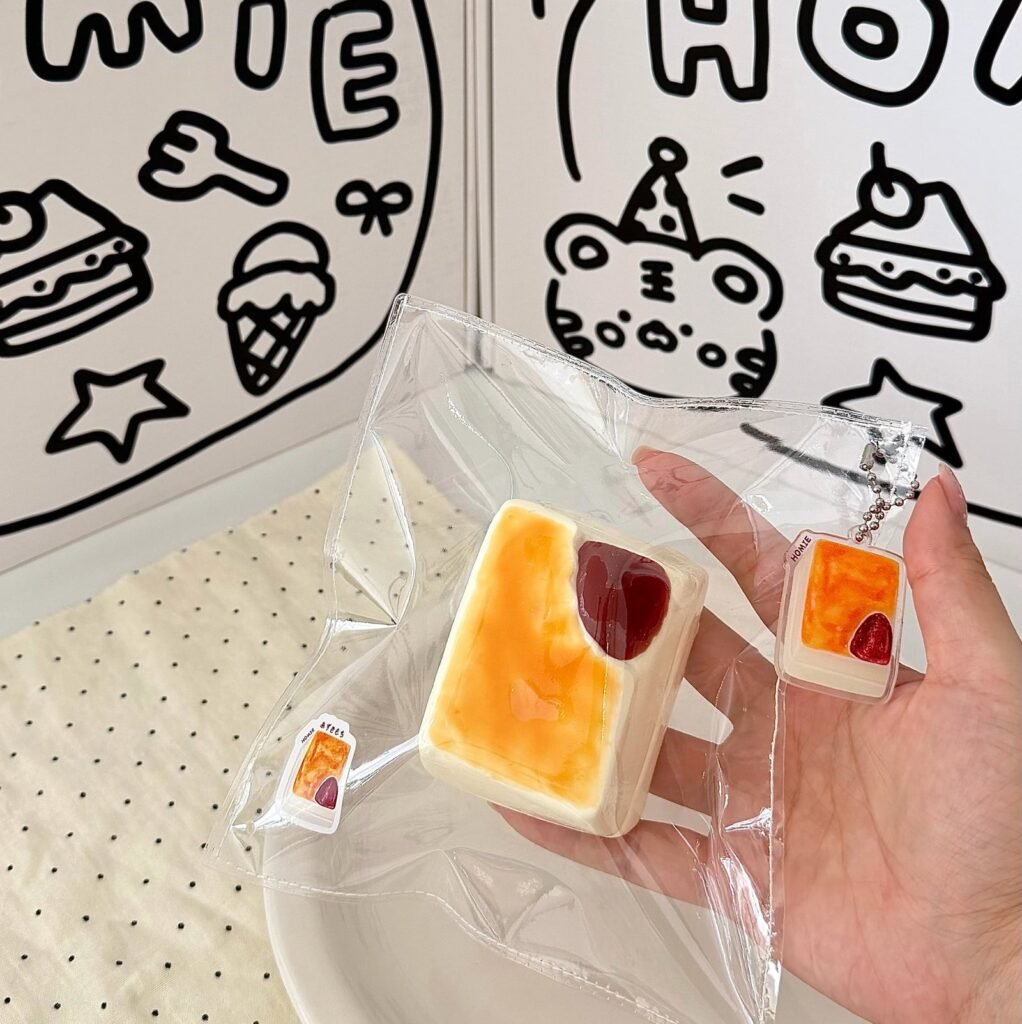 170069 Homie Studio Double-Layer Red Bean Rice Cake (Rich Yogurt Clay Texture Series) / 厚米捏捏事务所 双层红豆年糕(醇酸奶触感系列)