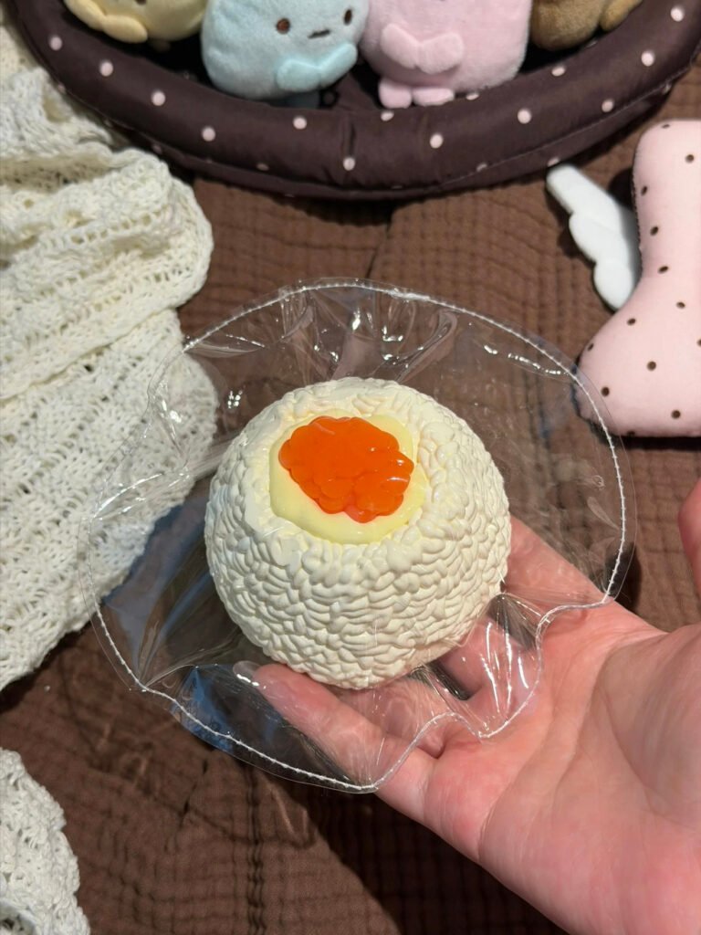 66022 HooHoo Squishy Fish Roe Rice Pudding (Milk Cake Clay Texture Series) / HooHoo捏 鱼籽米布丁(奶糕泥触感系列)