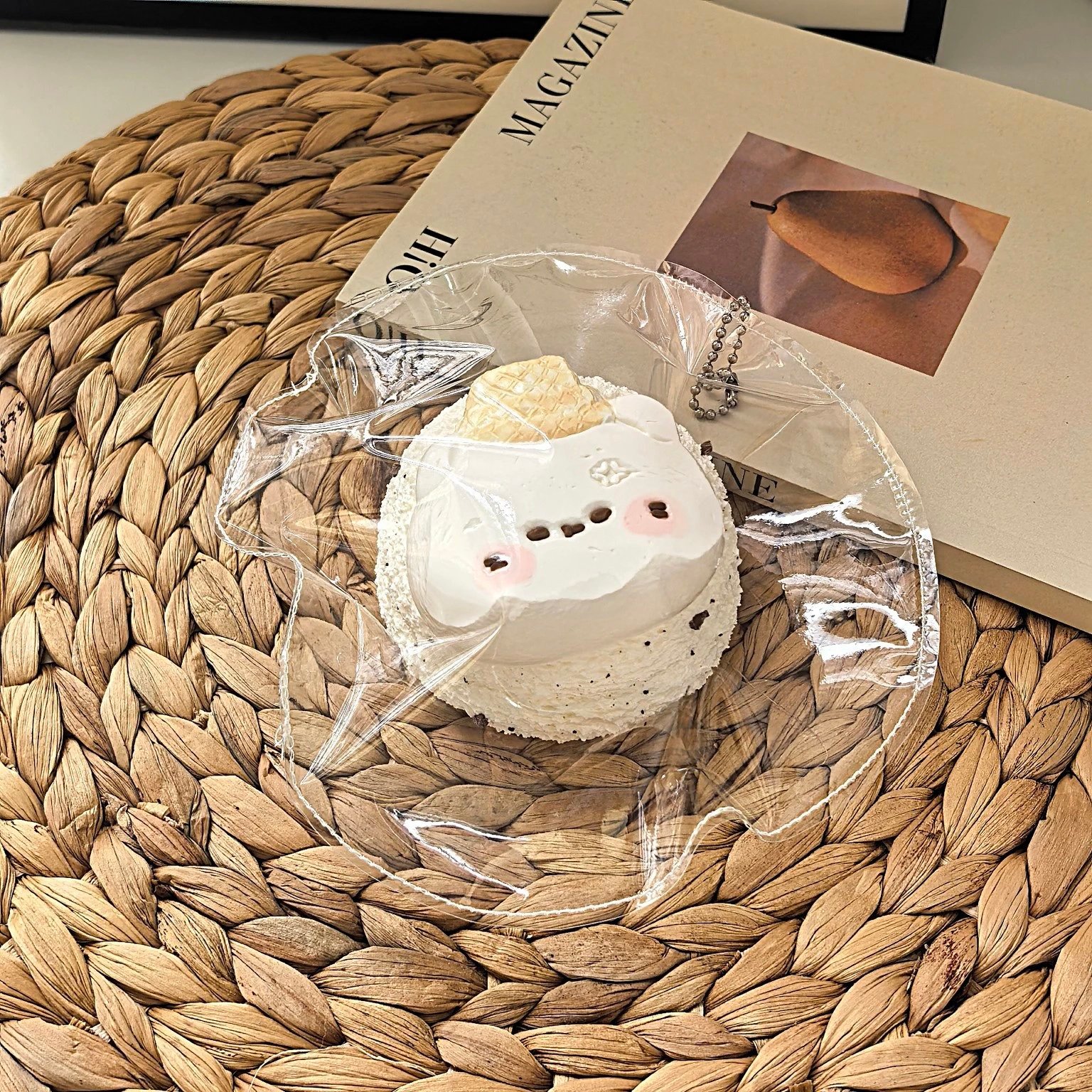 189036 Jiazai Nian Nian Kitty Round Toast (Soft Milk Candy Texture Series) / 迦崽捏捏 小喵小圆吐司(软奶糖触感系列)