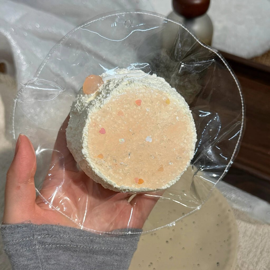 105027 JunBao Peach Crushed Ice Double-Layer Round Toast (Milk Cake Clay 2.0 Texture Series) / JunBao 蜜桃碎碎冰双层圆吐司(奶糕泥2.0触感系列)