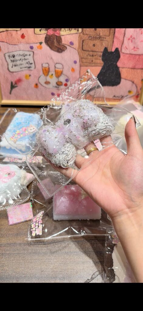 51047 Kengkeng Studio Gray Purple Bow (Milk Cake Clay Texture Series) / kengkengstudio 灰紫色蝴蝶结（奶糕泥触感系列）