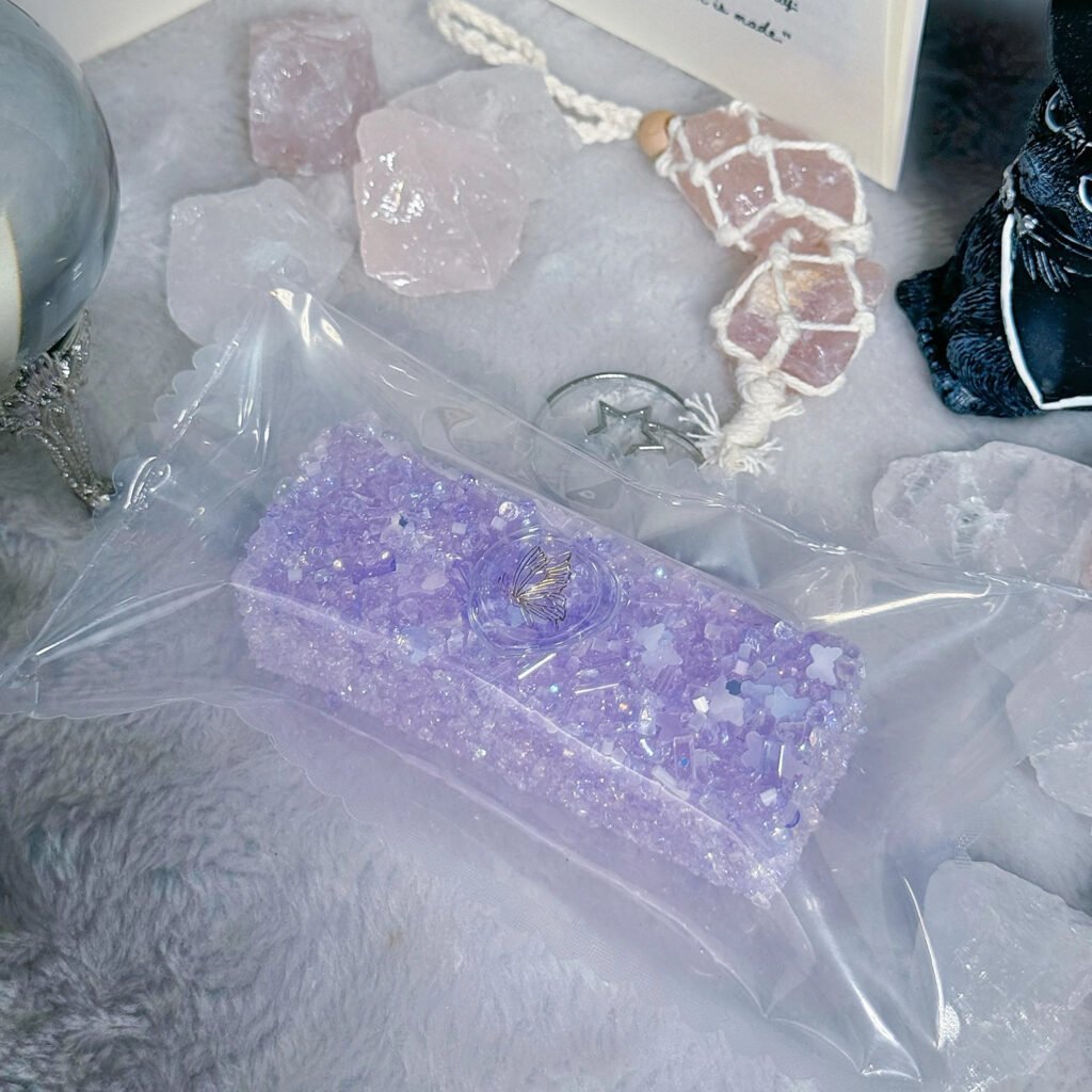 376013 KIRARA Purple Crystal Bar (Malt Candy Clay Texture Series) / 克拉拉&KIRARA 紫水晶条（麦触感系列）