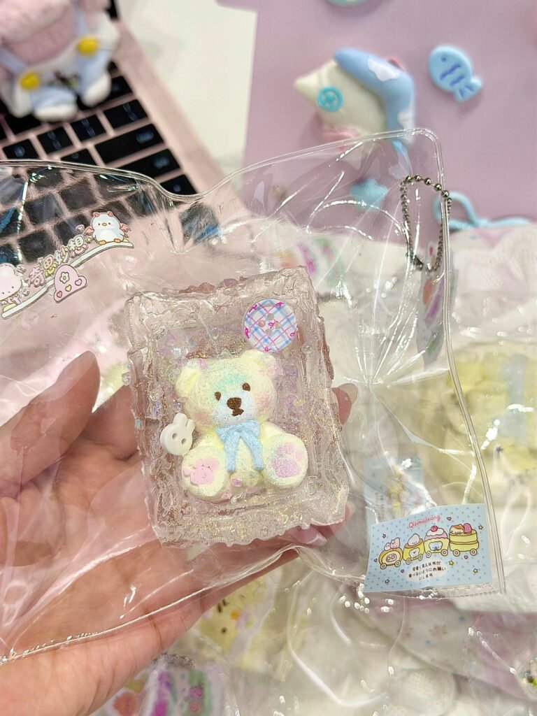 325026 Lanlan Studio Bear Photo Frame - Cosmetic Defect (Watery Cream Texture Series) / Lanlan Studio 小熊相框（默认微瑕）（稀奶油触感系列）