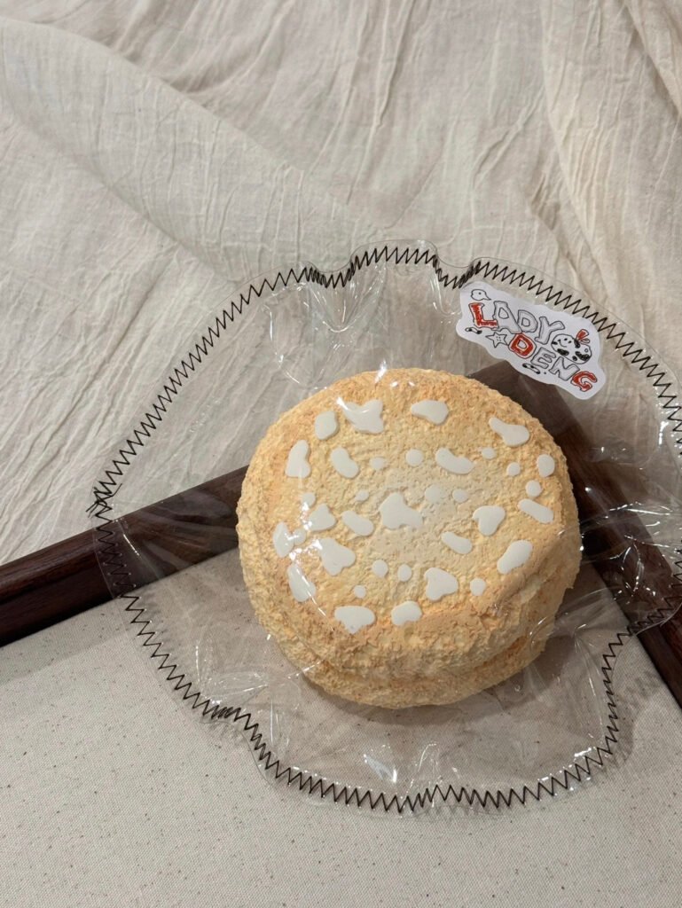 99015 Lady Deng Snow Cake Triple-Layer Round Toast (Dry Cream Texture Series) / Lady Deng スノーケーキ三層丸トースト（ドライクリーム触感シリーズ）