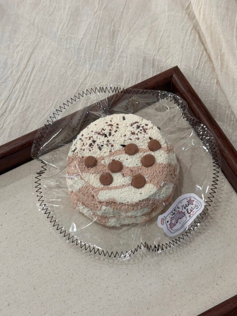 99016 Lady Deng Original Pearl Milk Tea Double-Layer Round Toast (Dry Cream Texture Series) / Lady Deng オリジナルタピオカミルクティー二層丸トースト（ドライクリーム触感シリーズ）