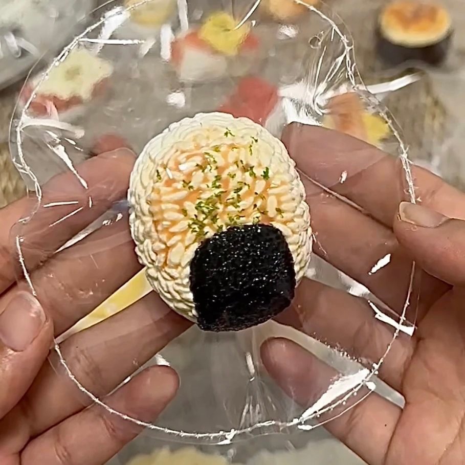 394002 Leezi & Stella Soy Sauce Rice Ball (Soft Cream Texture Series) / 栗子栗子星 酱油饭团（绵奶油触感系列）