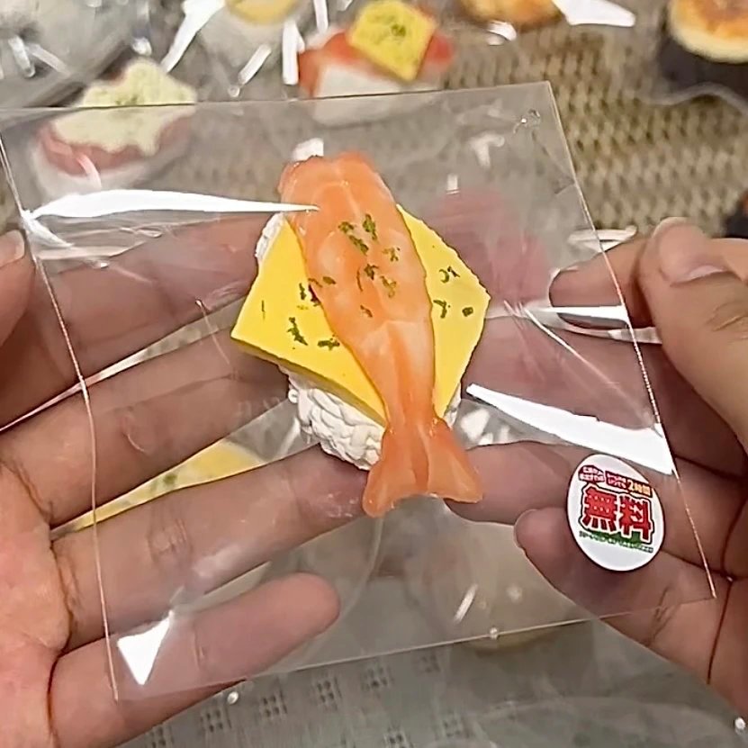 394011 Leezi & Stella Cheese Shrimp Sushi (Soft Cream Texture Series) / 栗子栗子星 芝士大虾寿司（绵奶油触感系列）