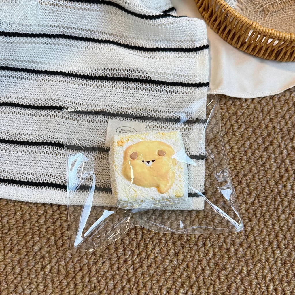 423002 Lucky Maruko Guinea Pig Square Toast (Cream Cheese Clay Texture Series) / lucky小丸子 豚鼠方吐司(乳酪泥触感系列)