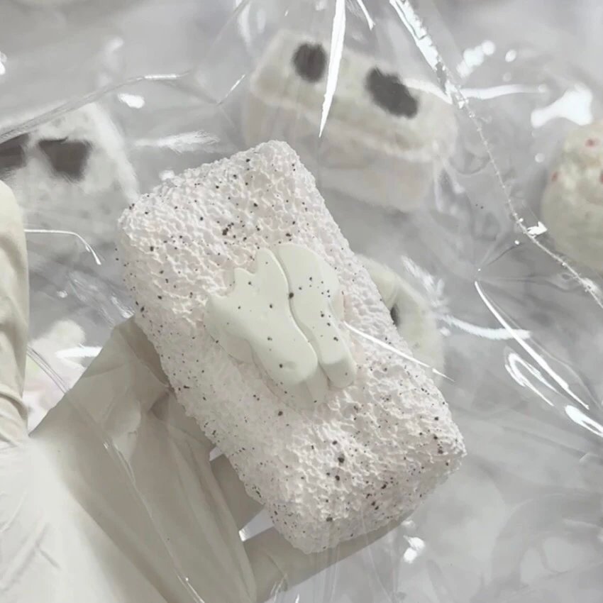 413007 Lop-Eared Bunny Knife and Fork Milk Cake / 垂耳兔兔 刀叉奶糕