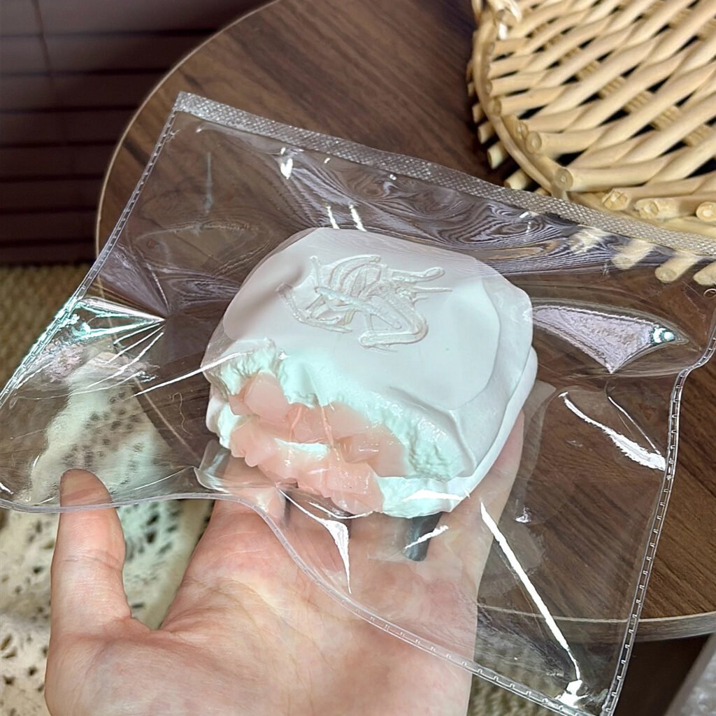 385002 Low Pixel Cream Peach Pancake (Glutinous Cream Paste Clay Texture Series) / 低像素奶油 蜜桃班戟（糯奶膏泥触感系列）