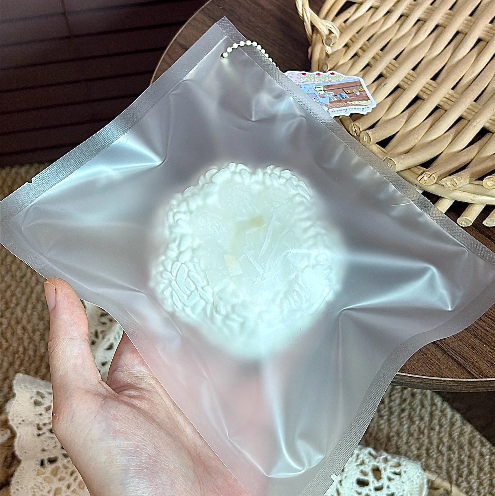 385007 Low Pixel Cream Coconut Cat Paw (Glutinous Cream Paste Clay Texture Series) / 低像素奶油 椰椰猫爪(糯奶膏泥触感系列)