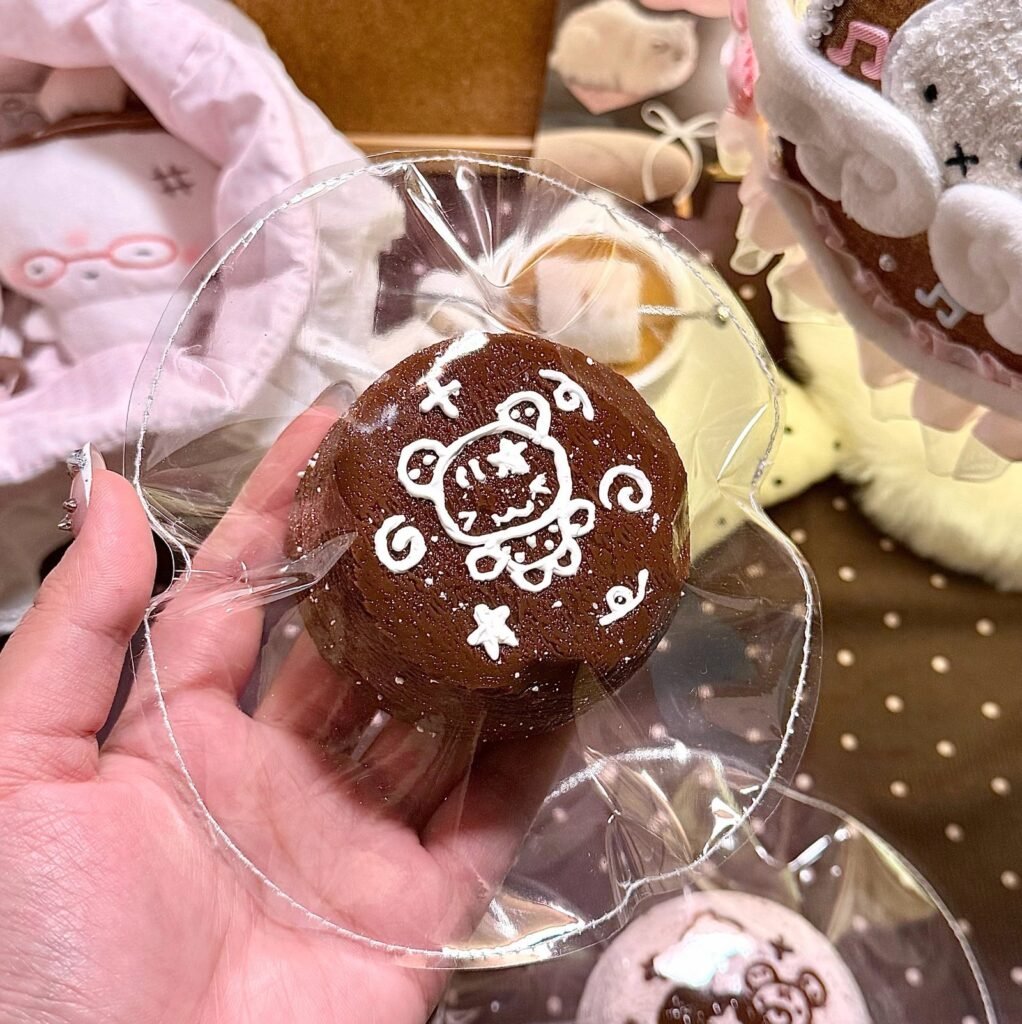 150010 LyingLamb Star Bear Round Toast (Sticky Clay Texture Series) / 躺躺小羊 星星熊圆吐司(黏糊泥触感系列)