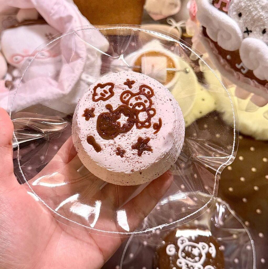150015 LyingLamb Apple Bear Round Toast (Fluffy Cream Texture Series) / 躺躺小羊 苹果熊圆吐司(绵奶油触感系列)
