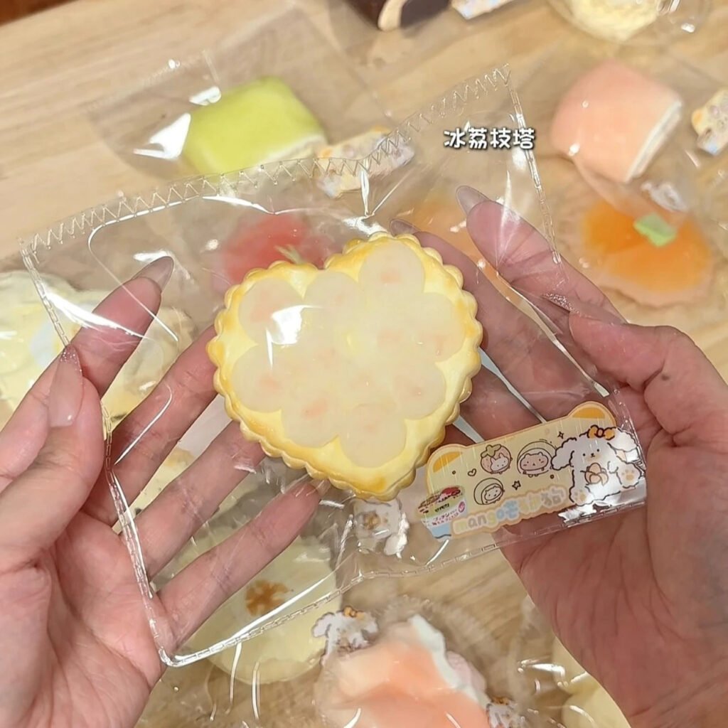 47061 Mango Icy Lychee Tart (Dry Resistance Clay Texture Series) / 芒狗狗 冰荔枝塔（干阻泥触感系列）