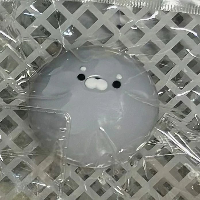 410015 Mantou Squishy Round Seal - Cosmetic Defect (Dry Cheese Clay Texture Series) / 馒头捏 圆海豹（外观瑕疵）（干酪泥触感系列）
