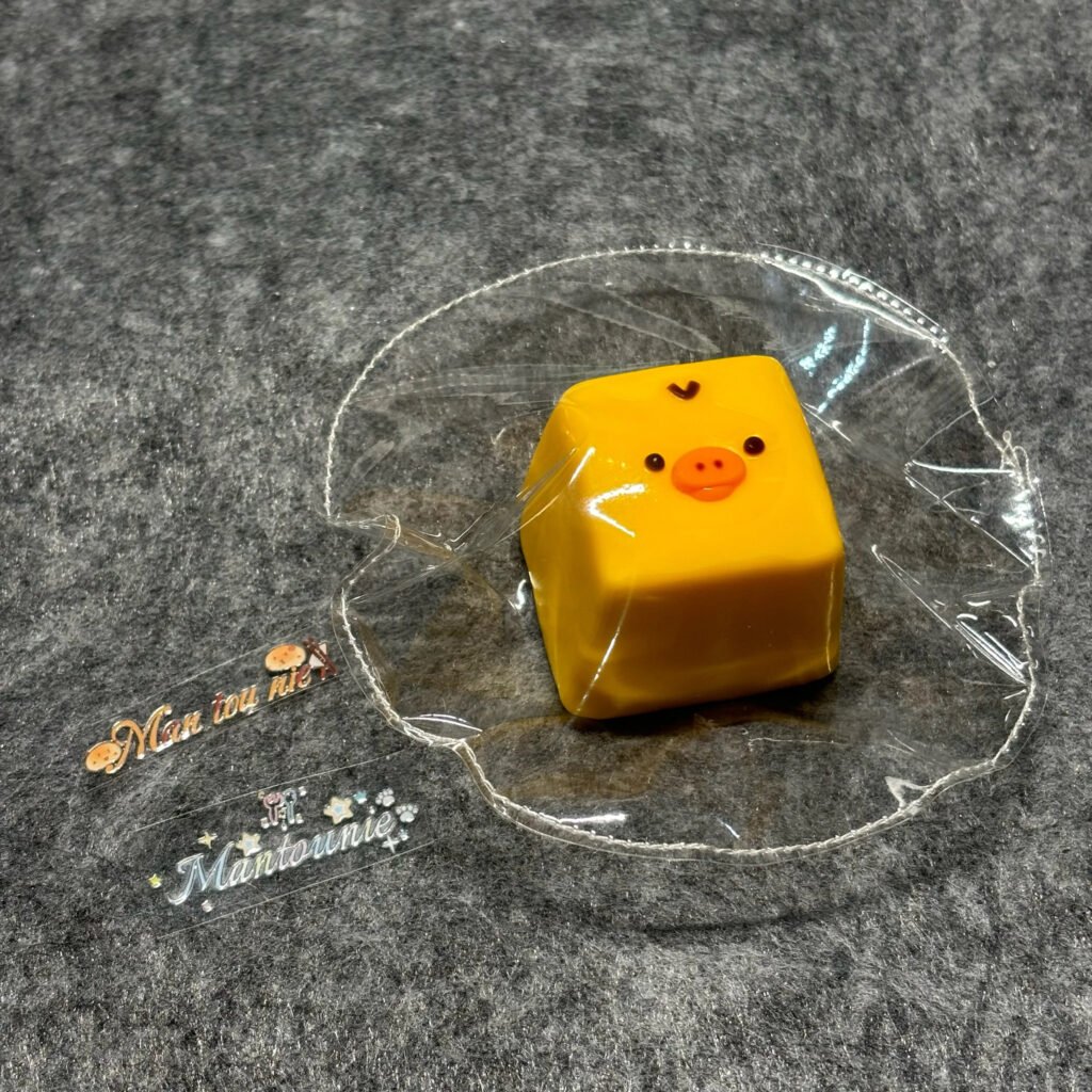 410026 Mantou Squishy Square Nostrils Chick (Milk Candy Clay Texture Series) / 馒头捏 方块鼻孔鸡(奶糖泥触感系列)
