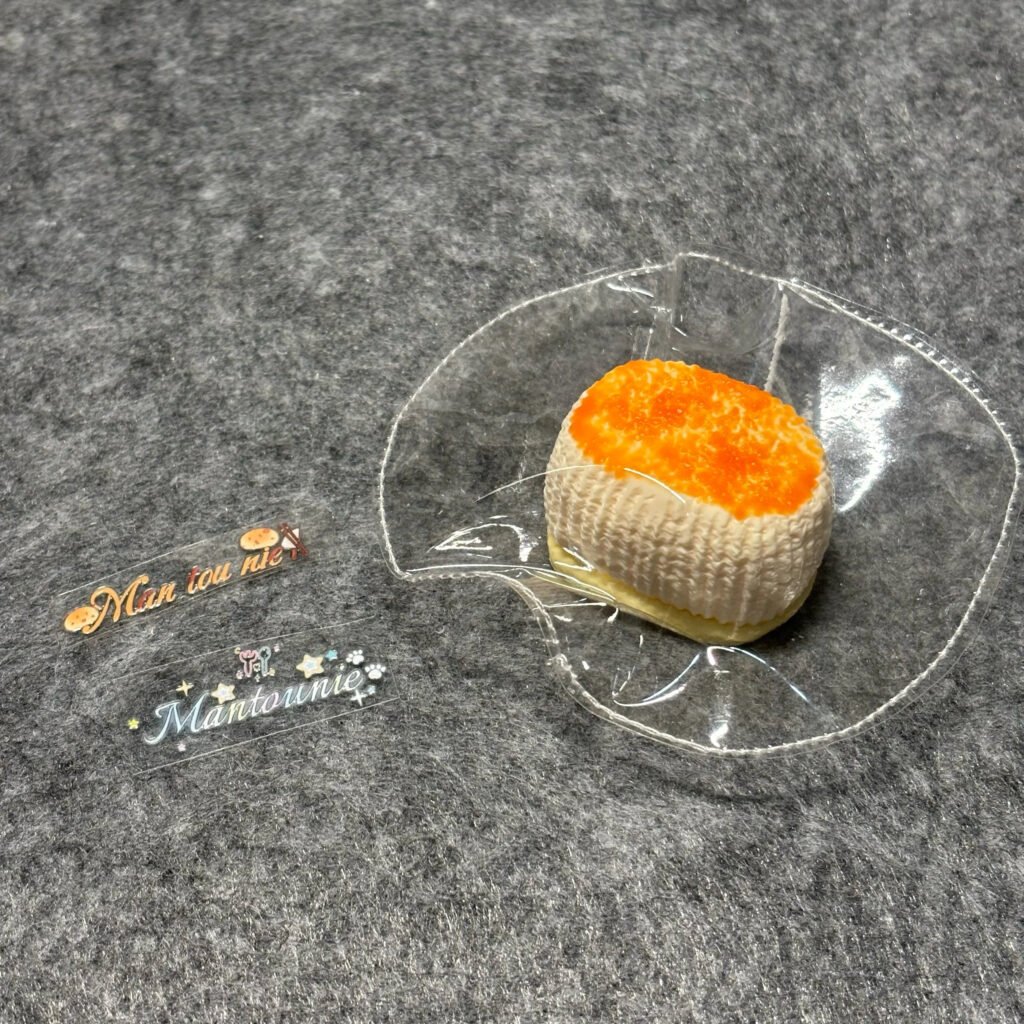410035 Mantou Squishy Half-Baked Cheesecake (Soft Cheese Clay Texture Series) / 馒头捏 半熟芝士（软干酪触感系列）