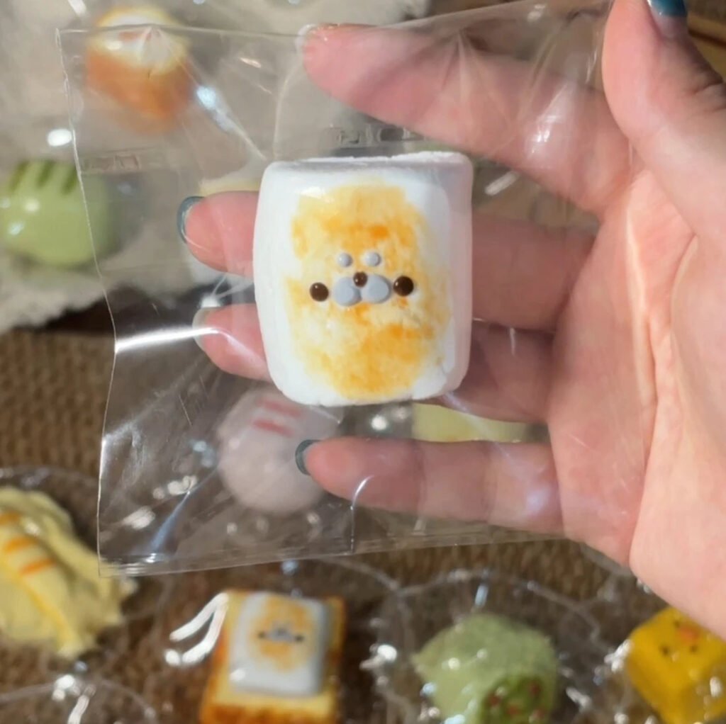 410039 Mantou Squishy Seal Marshmallow (Soft Cheese Clay Texture Series) / 馒头捏 海豹棉花糖(软干酪触感系列)