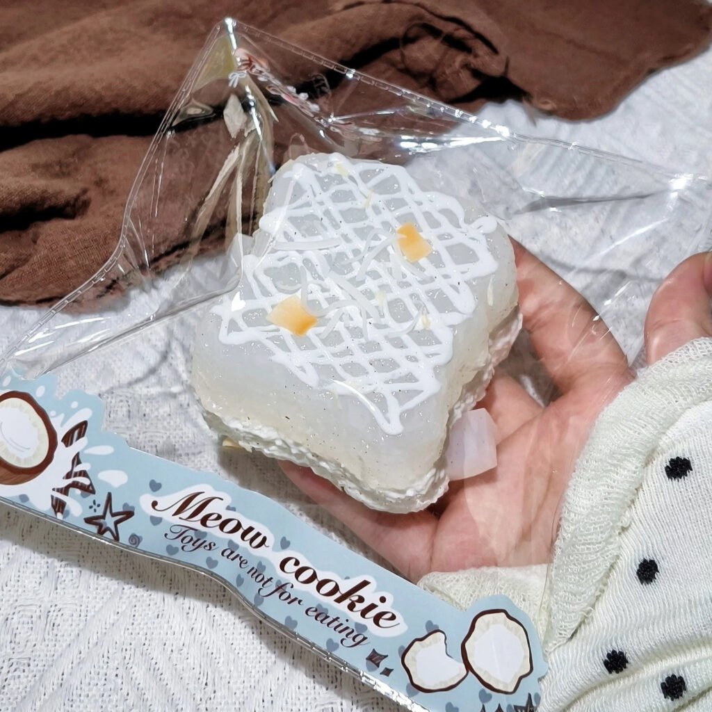 379001 Meow Cookie Coconut Milk Jelly Toast (Cotton Milk Texture Series) / 猫猫头Cookie捏 椰奶冻吐司（绵乳泥触感系列）