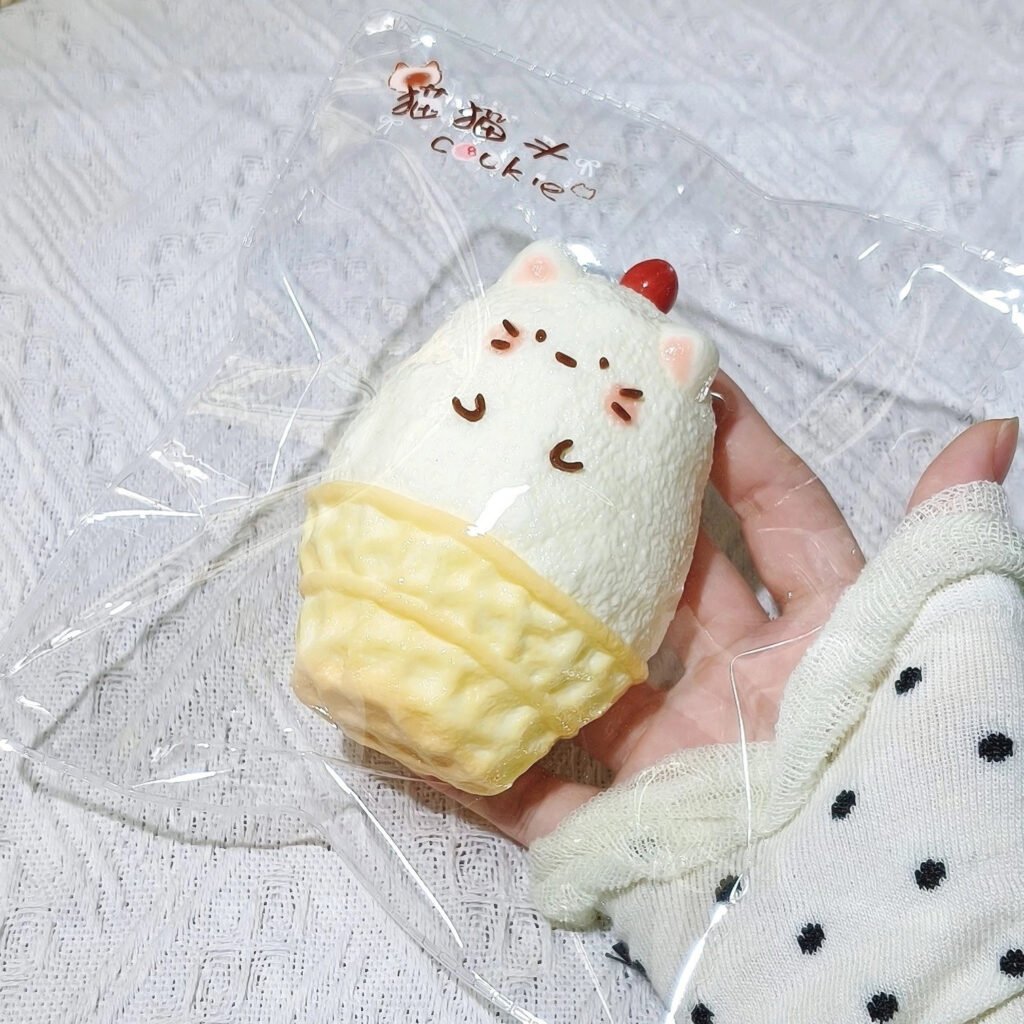 379008 Meow Cookie Kitty Cone (Cotton Milk Texture Series) / 猫猫头Cookie捏 咪的筒(绵乳泥触感系列)