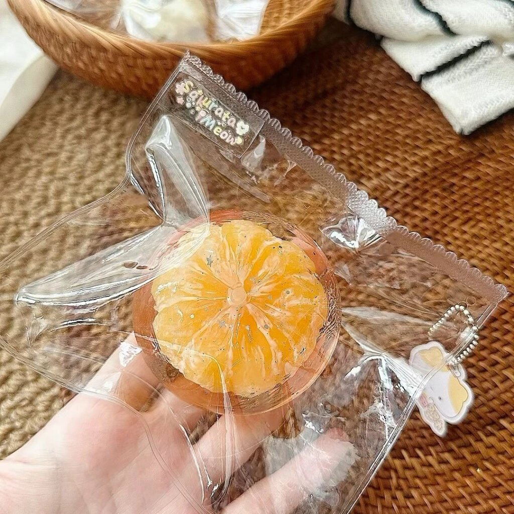 433000 Meow Ice-Skin Tangerine / 猫米的捏 冰皮橘子