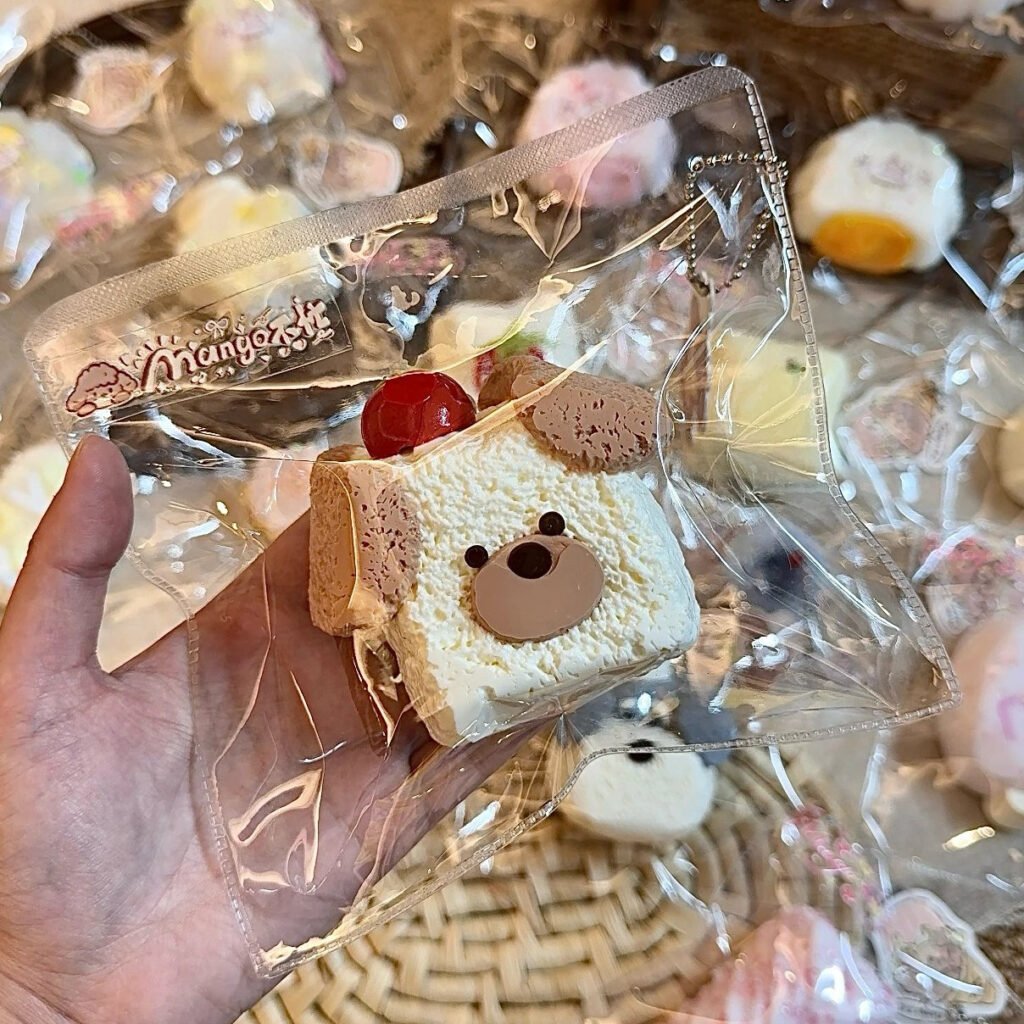 253019 Mango Bumang Tomato Puppy Toast (Cotton Cream Clay 2.0 Texture Series) / Mango不忙 番茄小狗吐司(绵奶油泥2.0触感系列)