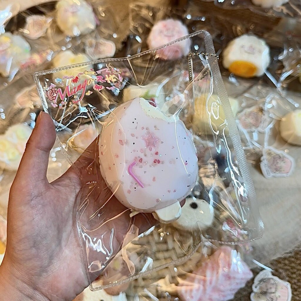 253021 Mango Bumang Peach Ice Cream Bar (Cotton Cream Clay 2.0 Texture Series) / Mango不忙 蜜桃雪糕(绵奶油泥2.0触感系列)