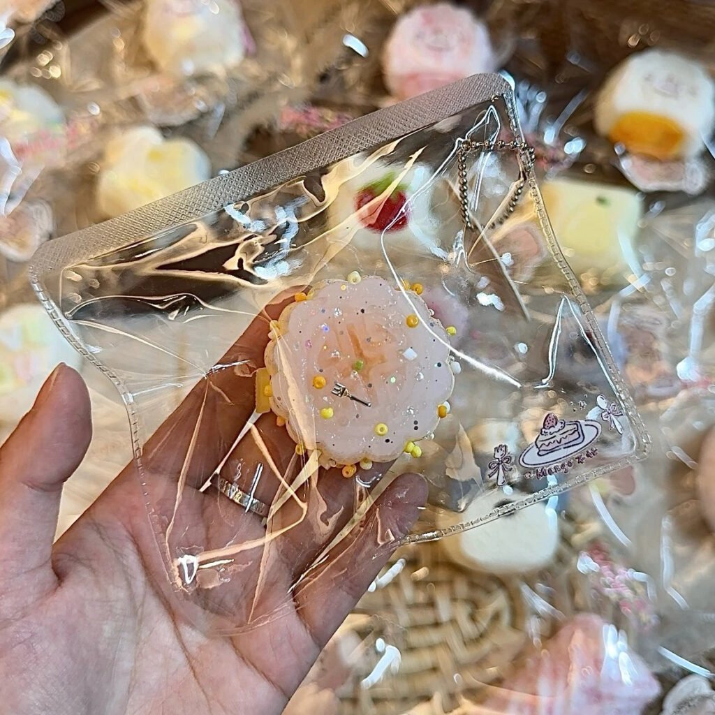 253031 Mango Bumang Orange Mini Mooncake (Cotton Cream Clay 2.0 Texture Series) / Mango不忙 橘子迷你月饼（绵奶油泥2.0触感系列）