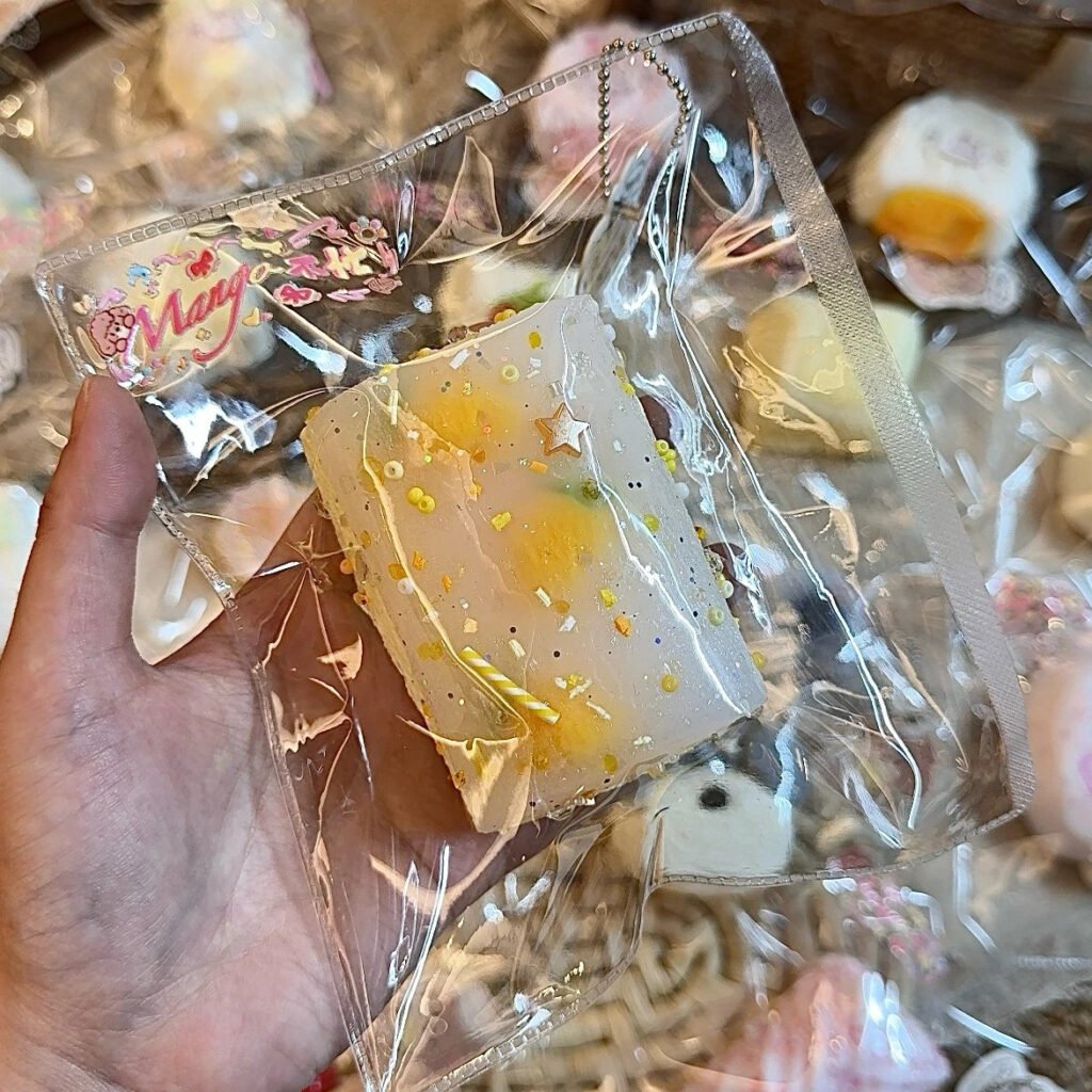 253034 Mango Bumang Double-Layer Mango Marshmallow (Cotton Cream Clay 2.0 Texture Series) / Mango不忙 双层芒果棉花糖（绵奶油泥2.0触感系列）