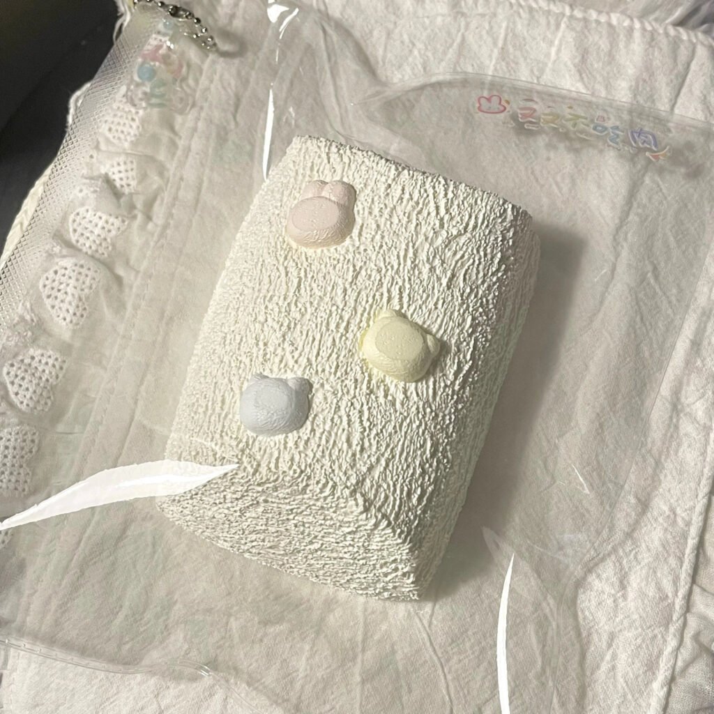 363003 Miao Xiao Wang Sugar Bean Double-Layer Marshmallow (Baked Cream Clay Texture Series) / 喵小汪 糖豆双层棉花糖(奶油泥烤箱版触感系列)