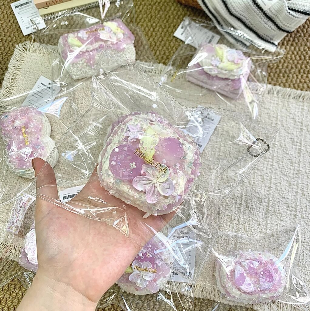 222007 Miracle Didi Grape Sandwich Bread (Milk Cake Clay Texture Series) / Miracle Didi ぶどうサンドパン (ミルクケーキクレイ触感シリーズ)