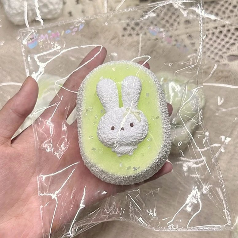 256006 MMiao Studio Bunny Green Apple Senbei (Green Apple Texture Series) / MMiao studio 小兔青苹果仙贝（青苹果触感系列）