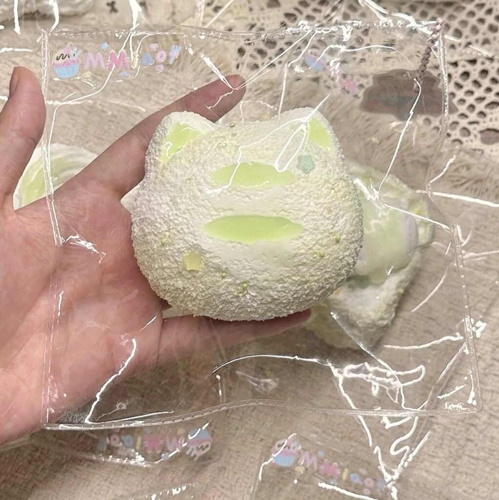 256009 MMiao Studio Green Apple Cat Head (Green Apple Texture Series) / MMiao studio 青苹果猫猫头（青苹果触感系列）