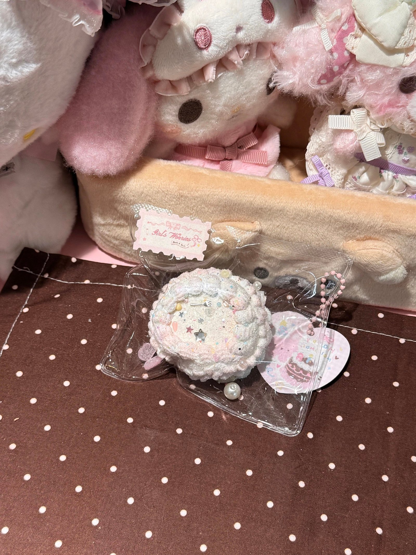91030 Moli & Moli Sugar Angel Mini Cake (Cream Paste Texture Series) / Moli&Moli捏捏 砂糖天使小蛋糕(乳膏泥触感系列)