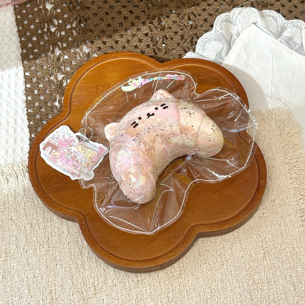 359004 MoonSun Cat Croissant (Dry Glutinous Rice Clay Texture Series) / 月芽小屋 猫咪牛角包（干糯泥触感系列）