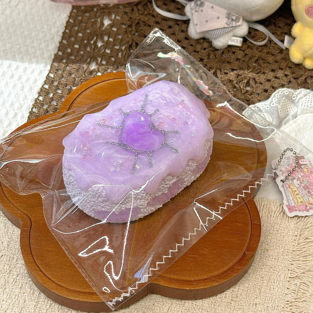 359010 MoonSun Purple Wish Senbei (Whipped Cream Clay Texture Series) / 月芽小屋 心愿仙贝紫（绵奶油触感系列）