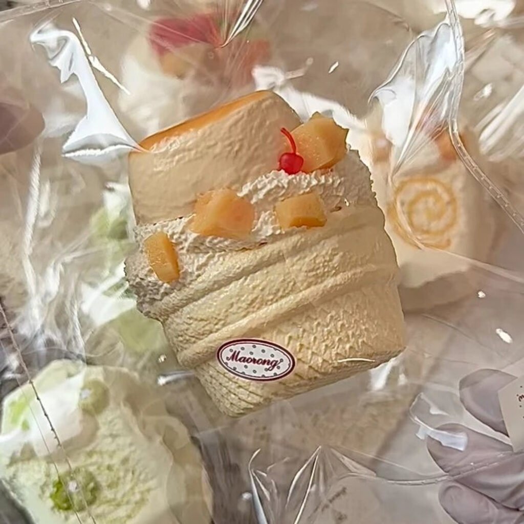302016 MRCK Mango Pudding Ice Cream (Rich Cream Cheese Texture Series) / 毛绒创可捏 芒果布丁冰淇淋(醇乳酪触感系列)