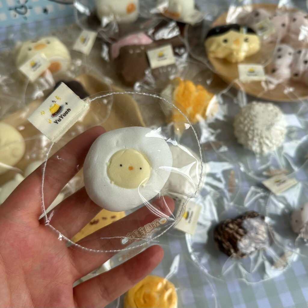 421008 Mochi Taro Nie Studio Mini Fried Egg Chick (Soft Cream Texture Series) / 麻薯芋圆nie studio 荷包鸡（微缩）（软奶油触感系列）