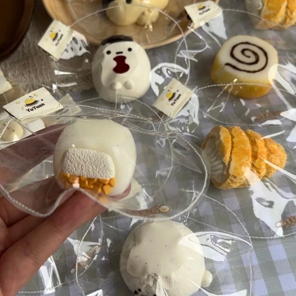 421052 Mochi Taro Nie Studio Mini Mango Mochi (Soft Cream Texture Series) / 麻薯芋圆nie studio 芒果糯米糍（微缩）（软奶油触感系列）