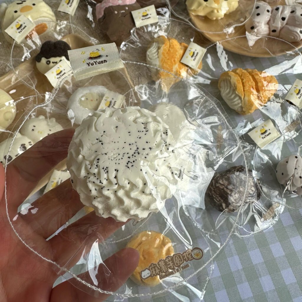 421056 Mochi Taro Nie Studio Mini Cream Tart (Soft Cream Texture Series) / 麻薯芋圆nie studio 奶油塔（微缩）（软奶油触感系列）