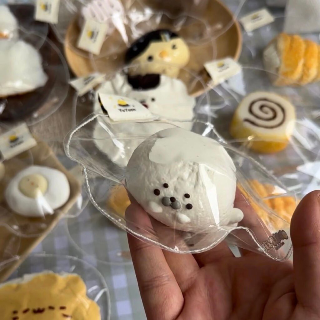 421072 Mochi Taro Nie Studio Mini Little Seal (Soft Cream Texture Series) / 麻薯芋圆nie studio 小海豹（微缩）（软奶油触感系列）