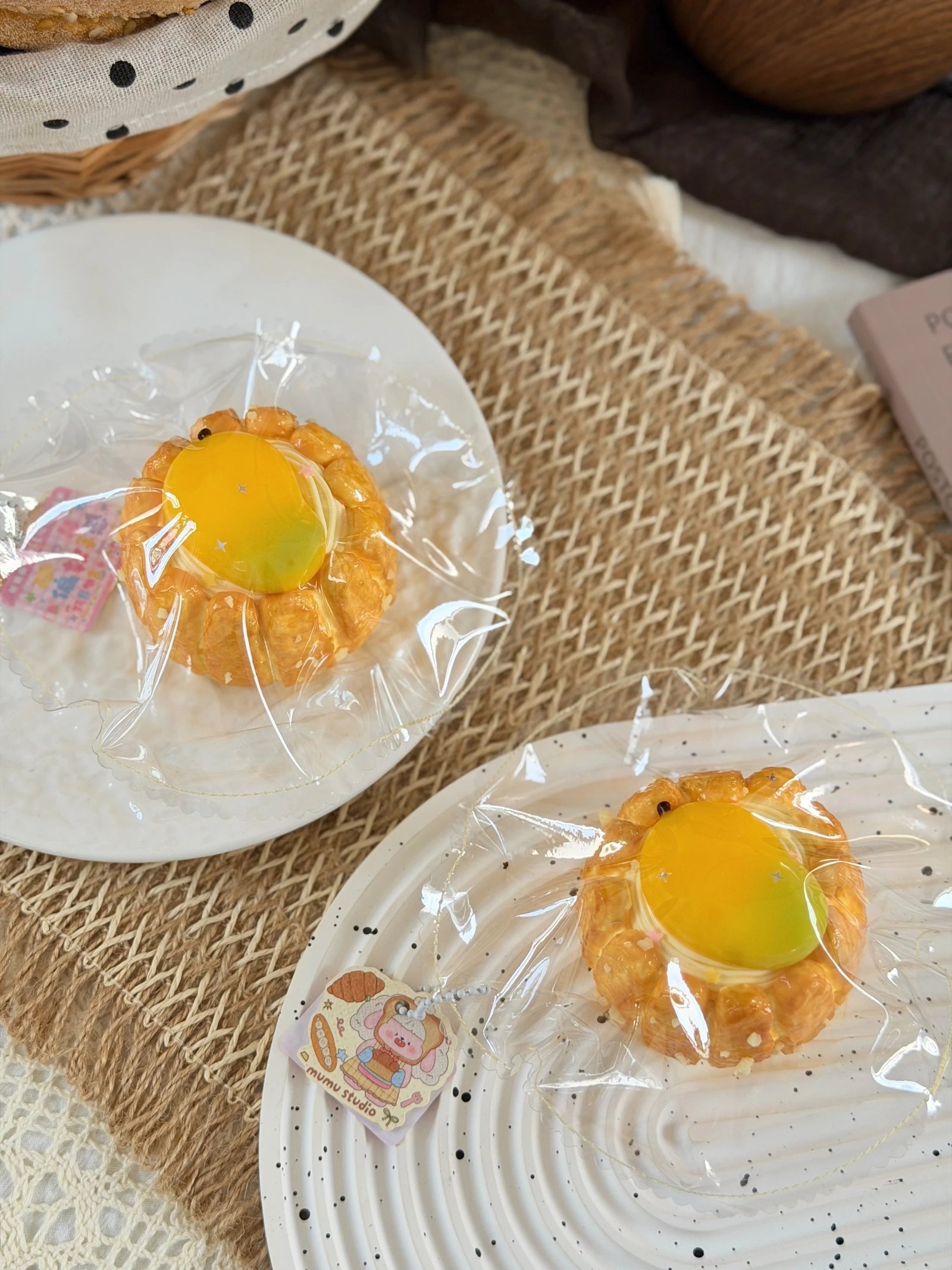 128125 Mumu Nienie Mango Cream Tart (Soft Texture Series) / 木木捏捏 芒果奶油塔(偏软触感系列)