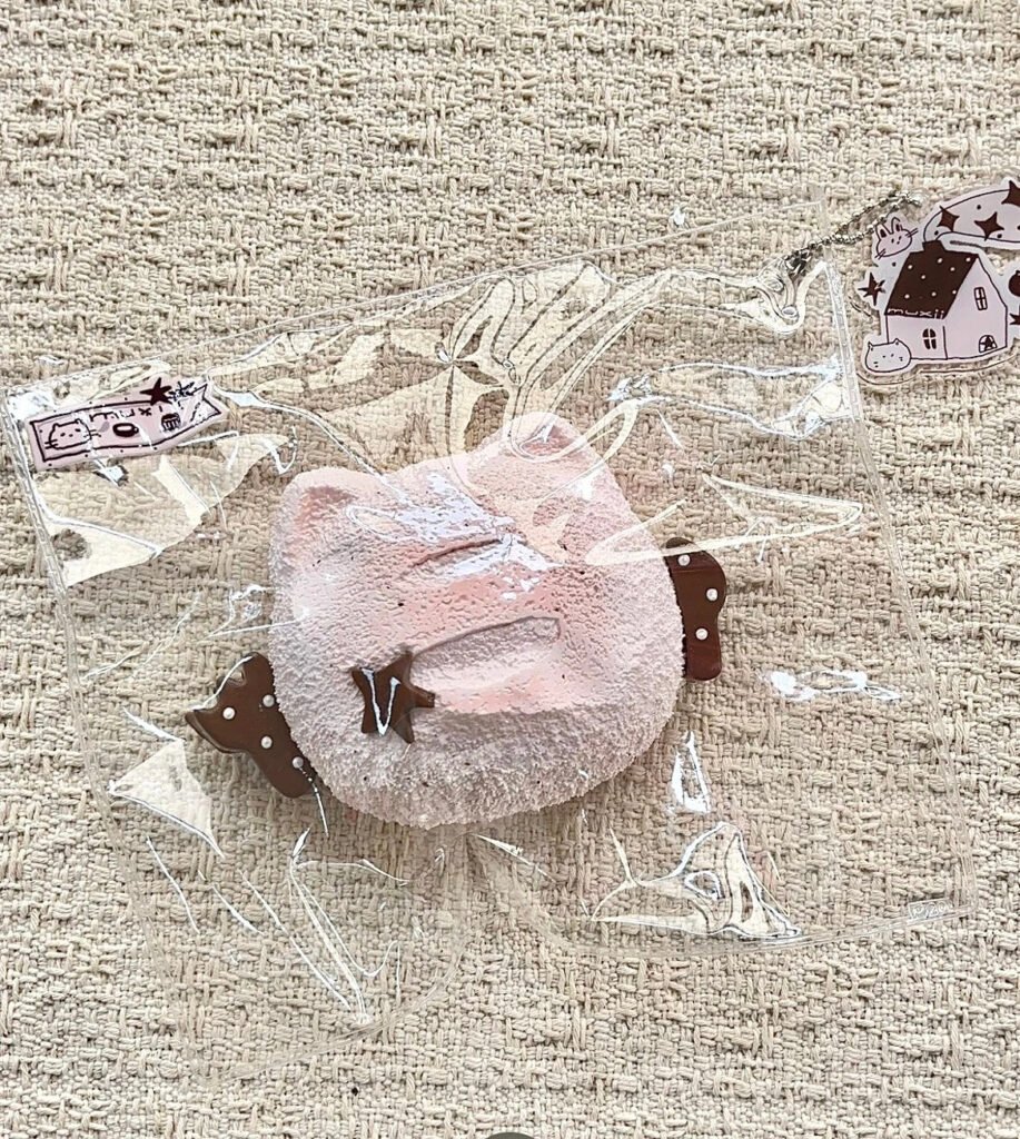 408006 Muxii Cat Baguette (Cream Clay Texture Series) / 木兮 猫猫法棍（奶油泥触感系列）