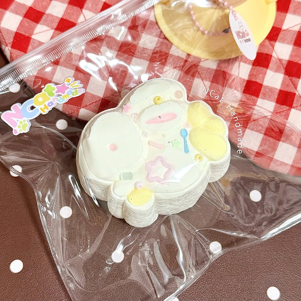 435001 NCat Handmade Chubby Bunny Mooncake (Dry Cream Clay Texture Series) / NCat粉粉 小肥兔月饼（干奶油泥触感系列）