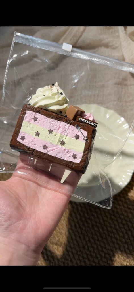 168008 Niannian Nienie Chocolate Popsicle (Cotton Clay Texture Series) / 年年的捏捏 チョコレートアイスバー（コットンクレイ触感シリーズ）
