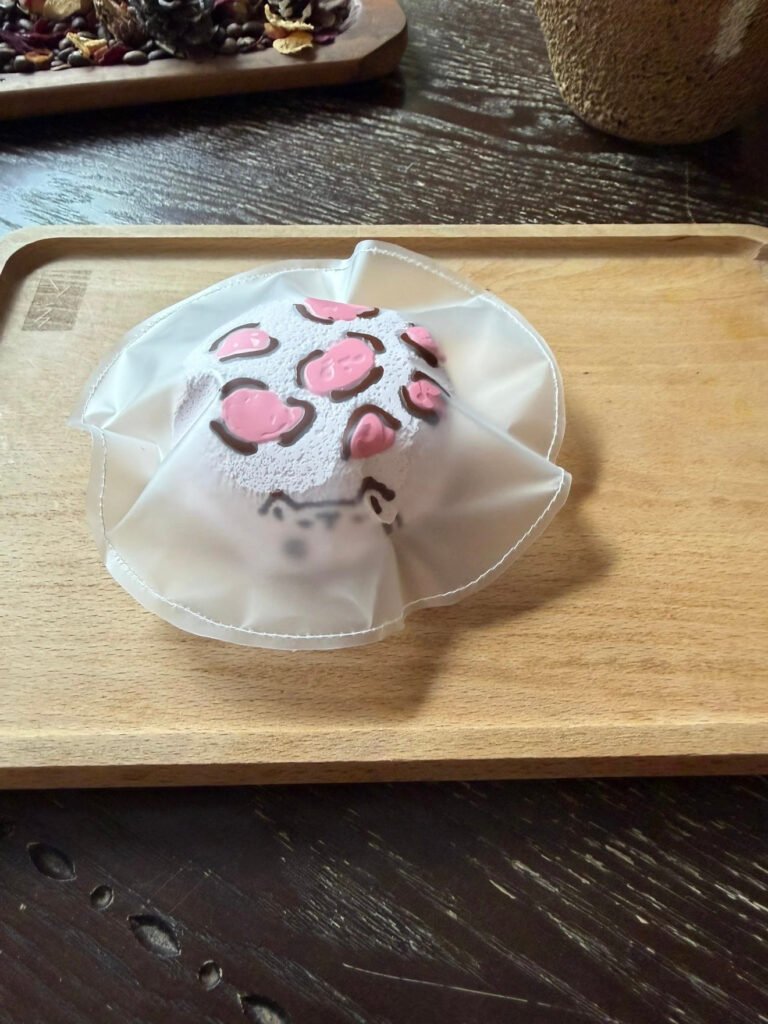160033 Nohara Nienie Pink Leopard Kitten Mini Round (Baked Cheese Clay Texture Series) / 野原捏一捏 粉色豹豹猫猫小圆（烤奶酪烤箱版触感系列）