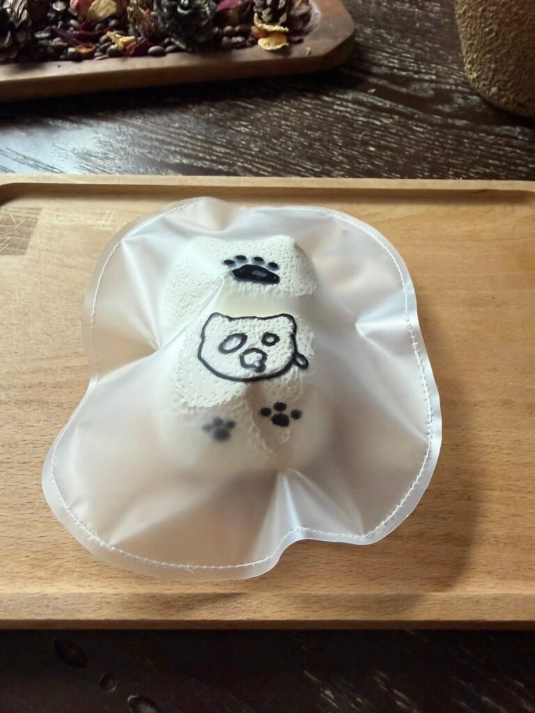 160034 Nohara Nienie Hand-Painted Kitten Head Duo (Baked Cheese Clay Texture Series) / 野原捏一捏 手绘猫猫头二连（烤奶酪烤箱版触感系列）
