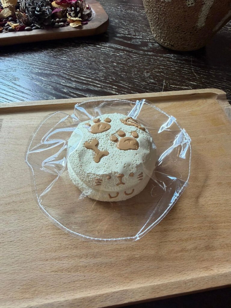 160039 Nohara Nienie Cream Hand-Painted Mini Round (Baked Cheese Clay Texture Series) / 野原捏一捏 奶油手绘小圆（烤奶酪烤箱版触感系列）