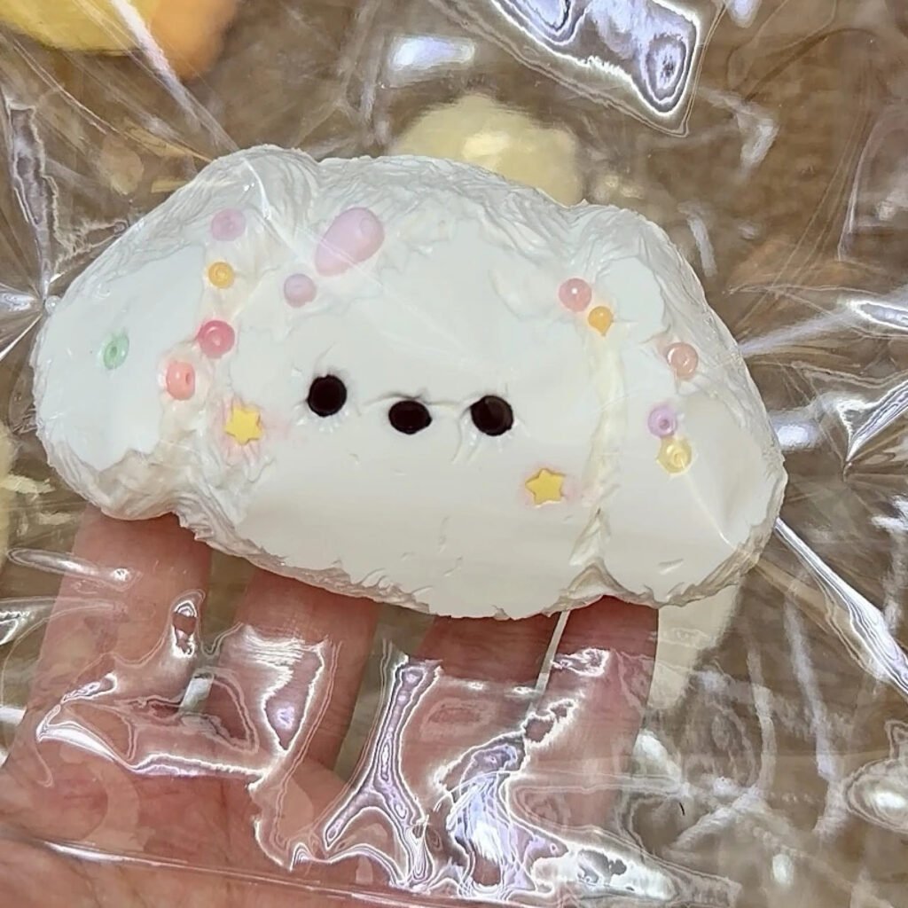 135070 Ohmo Nienie Fuzzy Exclamation Mark Puppy (Heat Pad Cream Cheese Clay Texture Series) / ohmo捏捏 ふわふわ感嘆符こいぬ (加熱パッドクリームチーズクレイ触感シリーズ)