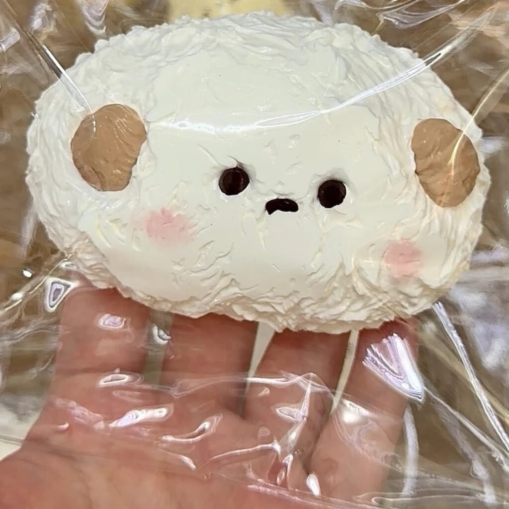 135071 Ohmo Nienie Fuzzy Brown-Eared Puppy (Heat Pad Cream Cheese Clay Texture Series) / ohmo捏捏 ふわふわ茶耳こいぬ (加熱パッドクリームチーズクレイ触感シリーズ)